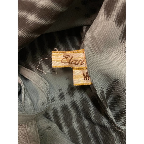 EUC Elan spaghetti strap ruffled tie dyed dress sz: M - Picture 3 of 5